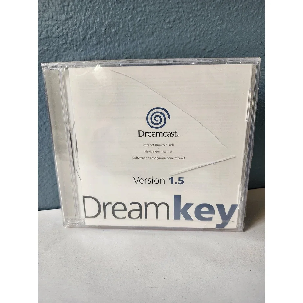 Dreamkey 1.5 New Sealed- Sega Dreamcast - DC - Internet Browser Disk 1999